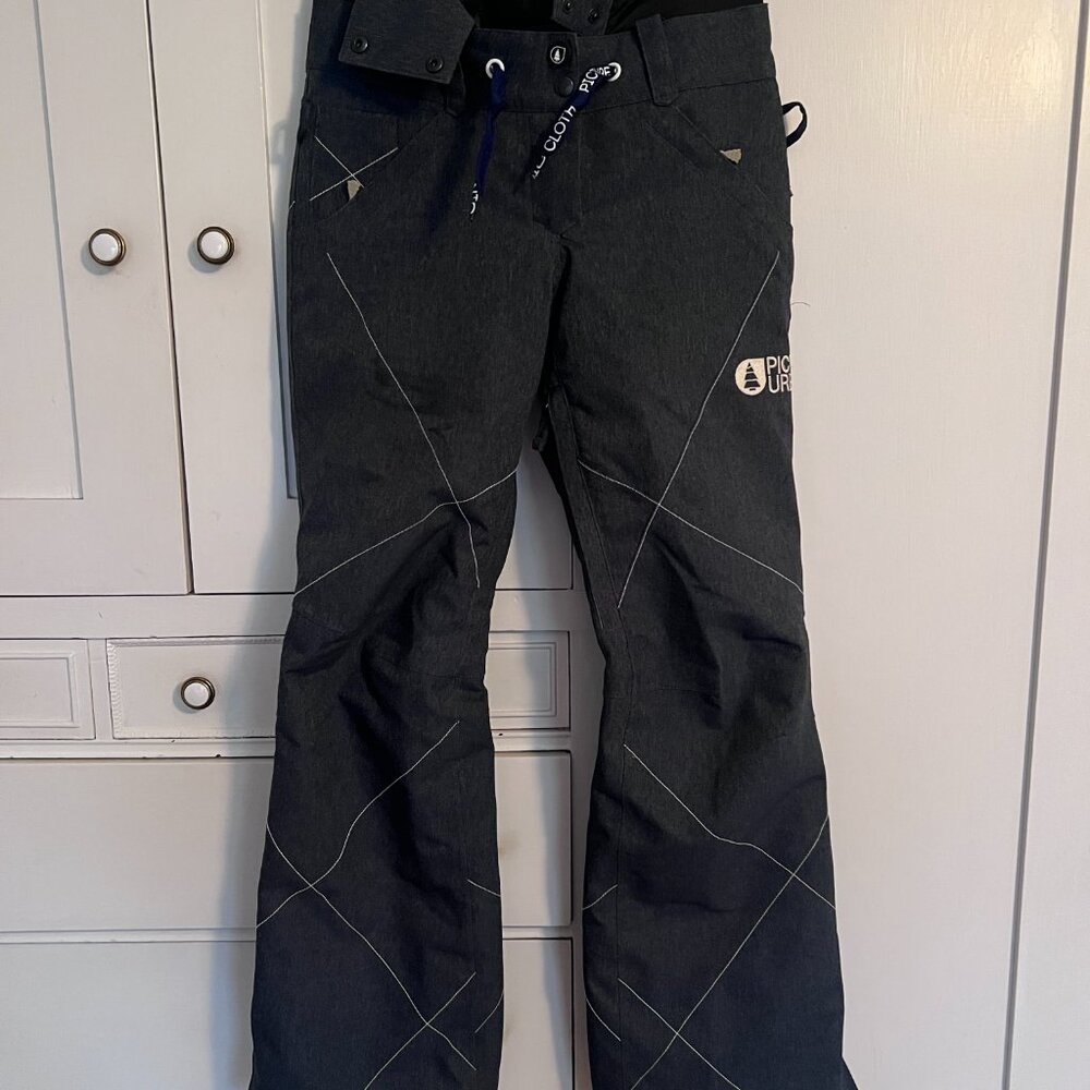 Picture Organic Demin/Chambray Colored Snowpants - Picture 8 of 9